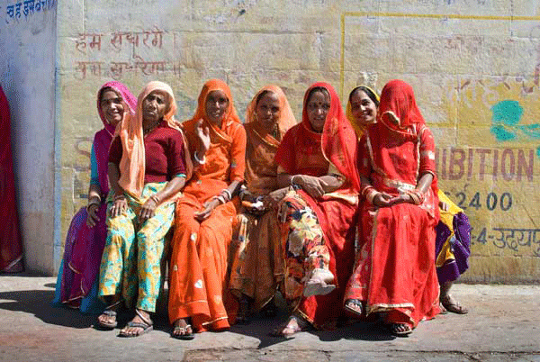 Wedding guests in Udaipur
