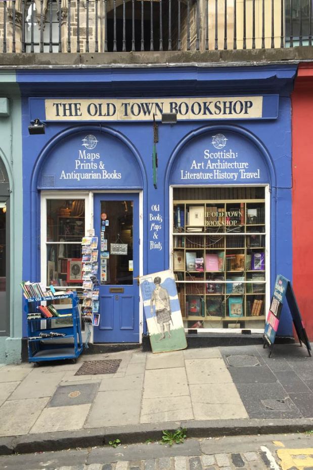 The Old Town Bookshop Victoria Street Edinburgh